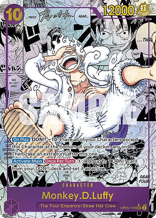 Lyffy Gear 5 Manga Panel